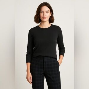J.Jill Ponte Slim Leg Pants – Black & Gray Plaid (Petite M)